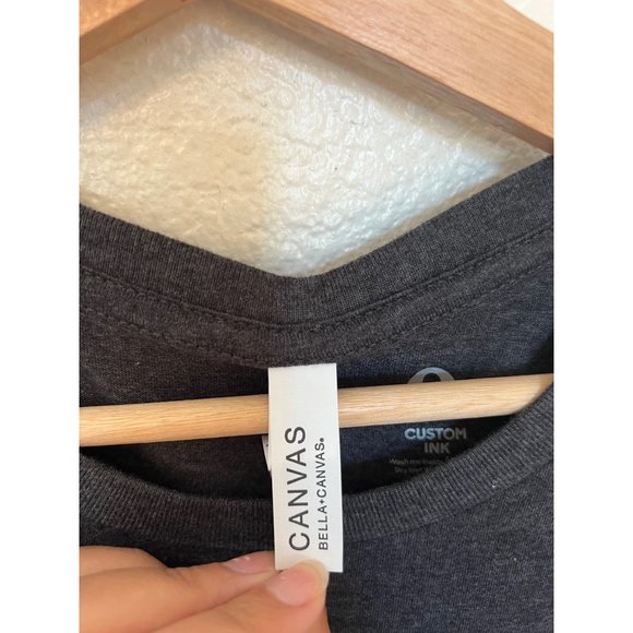 Bella + Canvas List Perfectly Gray Short Sleeve Tshirt Women's Size Large Resell - Picture 3 of 5